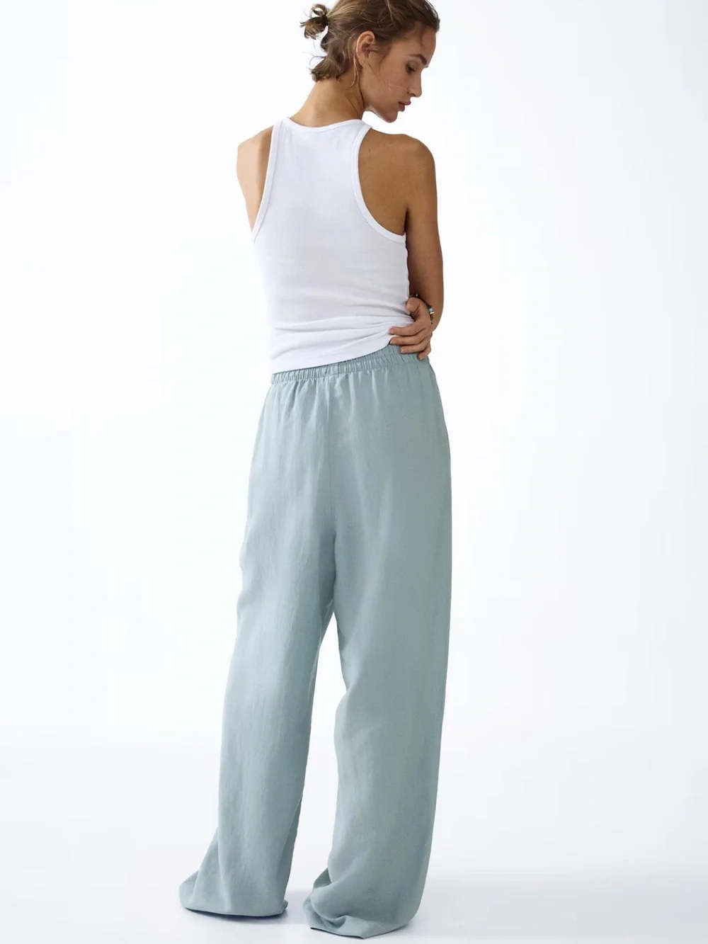 NWT H&M Linen Blend Pants